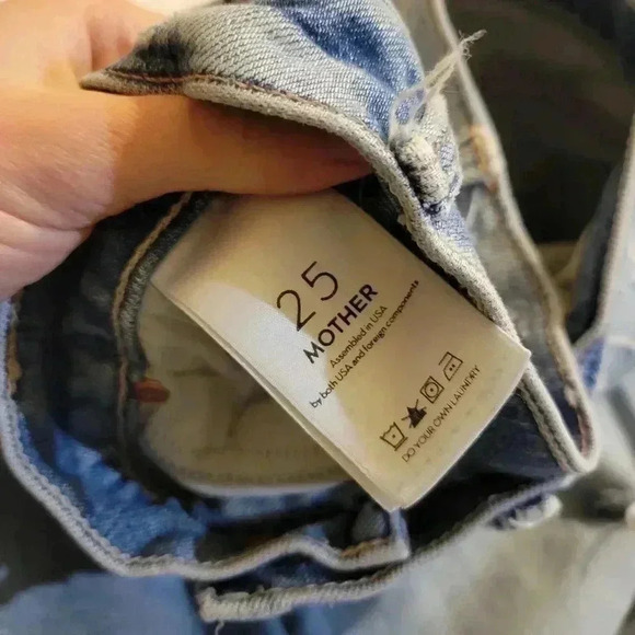 Mother Superior The Scrapper Ankle in Wicked Wild Calling Distressed Crop - Picture 8 of 12